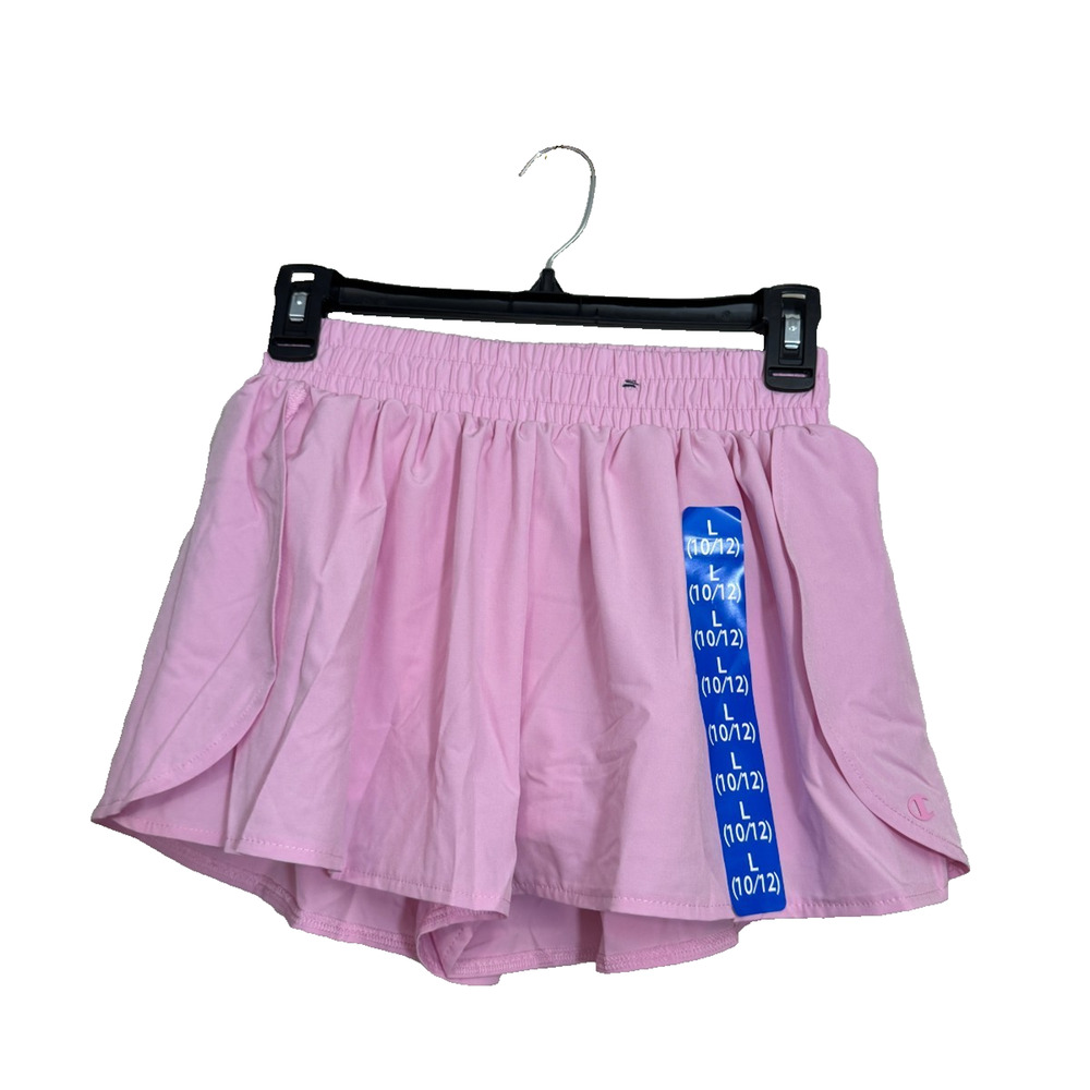 Champion Girls Skort Size L 10/12 Pink Athletic Skirt Shorts Activewear NWT